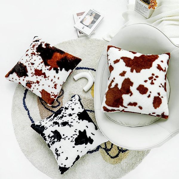pillow case simple nordic double-sided plush thickened cow pattern pillowcase bedroom seat decoration square
pillow case simple nordic double-sided plush thickened cow pattern pillowcase bedroom seat decoration square
