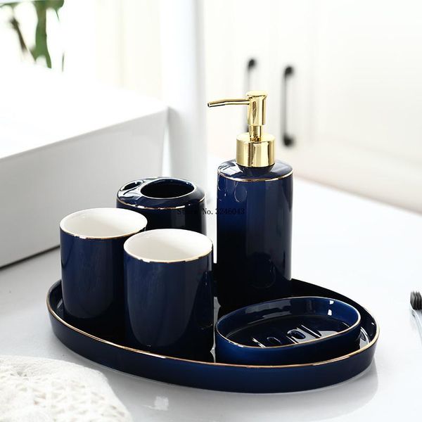 bath accessory set dark blue phnom penh ceramic bathroom kit european wash 6 piece toothbrush holder lotion bottle with tray
bath accessory set dark blue phnom penh ceramic bathroom kit european wash 6 piece toothbrush holder lotion bottle with tray