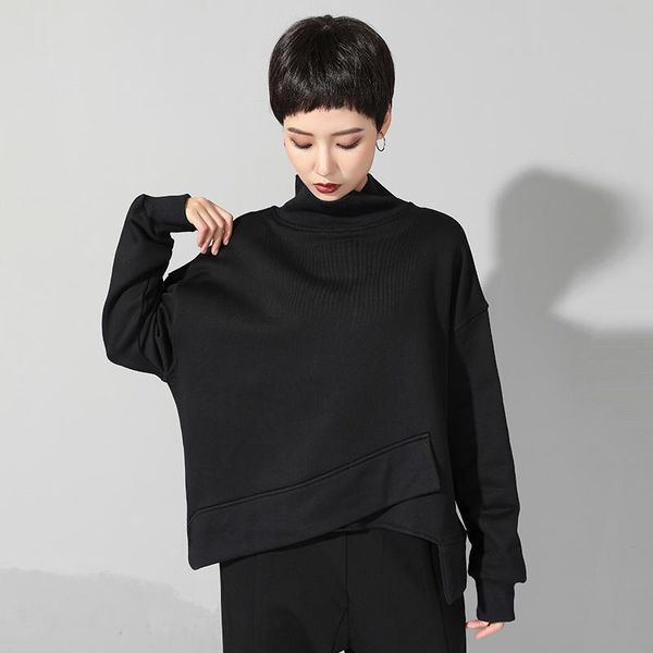 women's hoodies & sweatshirts 2021 autumn winter casual women long sleeve black irregular loose fashion female streetwear oversize wh45
women's hoodies & sweatshirts 2021 autumn winter casual women long sleeve black irregular loose fashion female streetwear oversize wh45