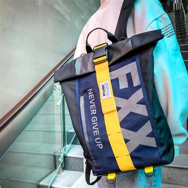 backpack schoolbag korean fashion travel men's high school students college tide brand large capacity female
backpack schoolbag korean fashion travel men's high school students college tide brand large capacity female
