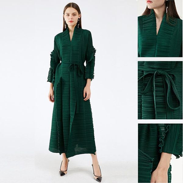 casual dresses fashion pleated long petal sleeve dress lapel collar cardigan belt big tall green winter women's jacket, Black;gray
casual dresses fashion pleated long petal sleeve dress lapel collar cardigan belt big tall green winter women's jacket, Black;gray