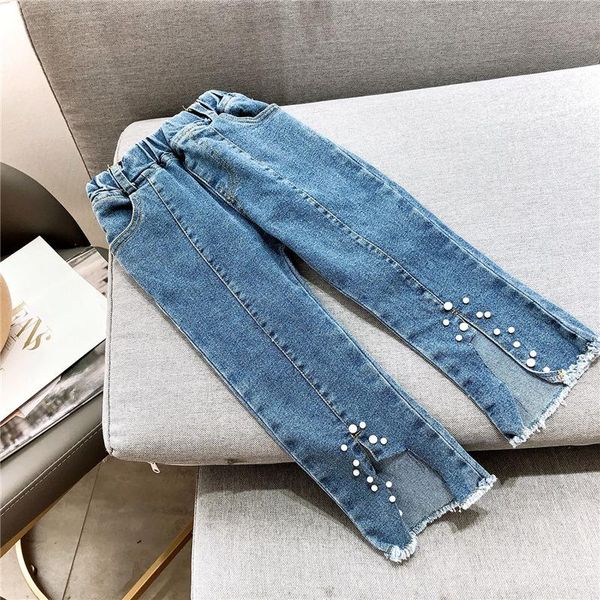 children's girls denim pants 2021 new autumn girls' beaded jeans baby casual korean style fashion jeans toddler cowboy pants, Blue
children's girls denim pants 2021 new autumn girls' beaded jeans baby casual korean style fashion jeans toddler cowboy pants, Blue