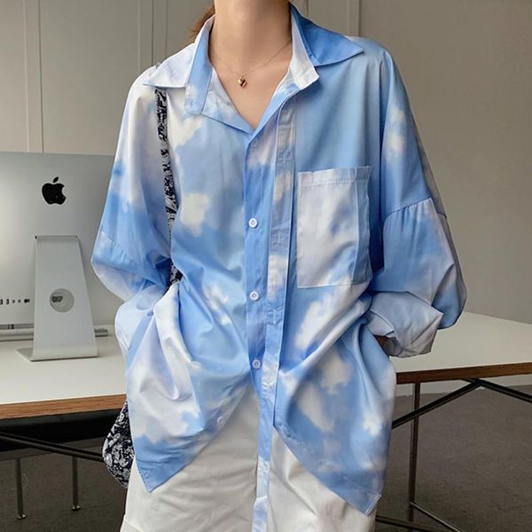 women's blouses & shirts alien kitty 2021 summer elegance full sleeves loose single breasted chic all match lady fashion women, White
women's blouses & shirts alien kitty 2021 summer elegance full sleeves loose single breasted chic all match lady fashion women, White
