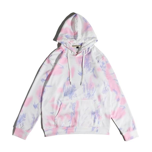 new collection sweatshirt female with patch pocket long sleeved loose tie dyed fashion trend clothing in hood collar style, White;black
new collection sweatshirt female with patch pocket long sleeved loose tie dyed fashion trend clothing in hood collar style, White;black