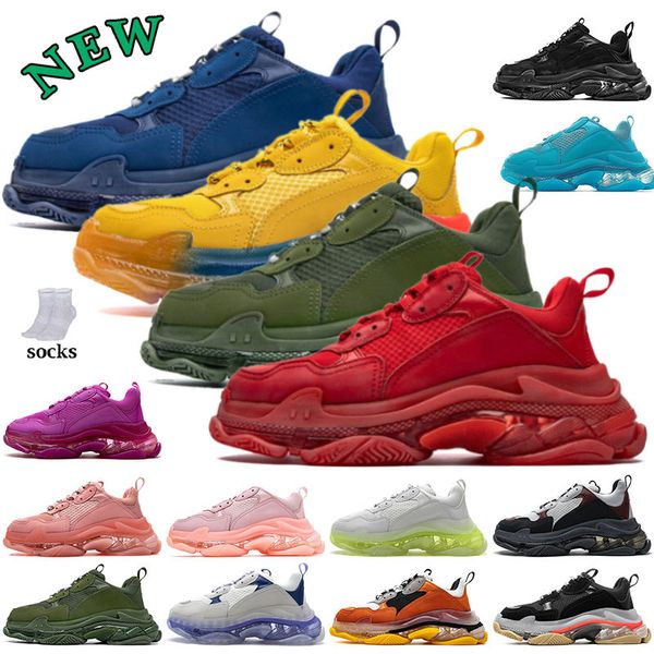 2022 new triple stripe s line designer shoes fashion paris mens women army green neon pink wine red gradient sole yellow womens sneaker trip, Black
2022 new triple stripe s line designer shoes fashion paris mens women army green neon pink wine red gradient sole yellow womens sneaker trip, Black