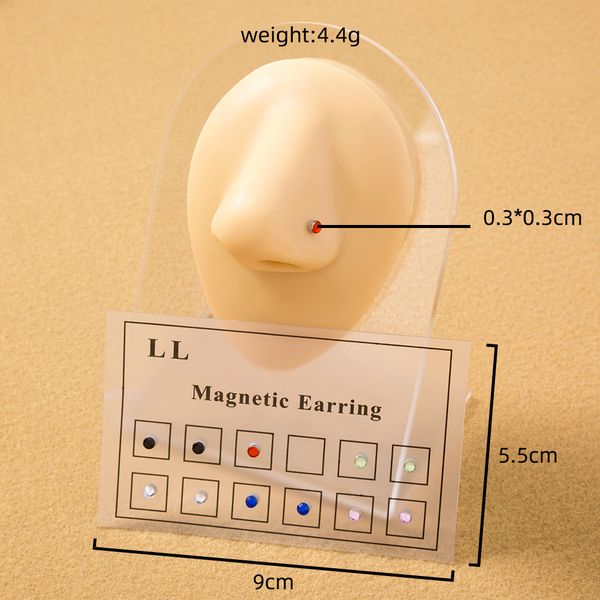new 12pc no hole nose non perforated drill magnetic lip small size ear bone nail, Silver
new 12pc no hole nose non perforated drill magnetic lip small size ear bone nail, Silver
