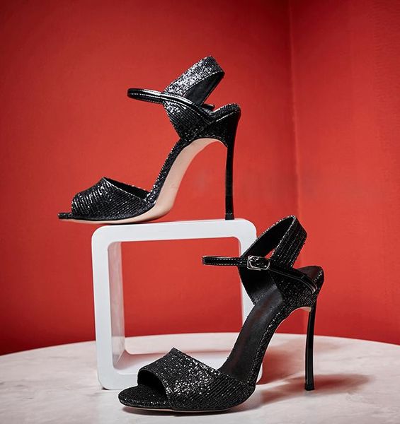 sandals summer woman blade high heels silver black sequins ankle strap weding gladiator peep toe bling shoe
sandals summer woman blade high heels silver black sequins ankle strap weding gladiator peep toe bling shoe