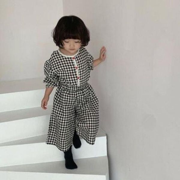 clothing sets spring and autumn japanese korean style girls set plaid long sleeve + nine-point wide-leg pants kids outfit, White
clothing sets spring and autumn japanese korean style girls set plaid long sleeve + nine-point wide-leg pants kids outfit, White
