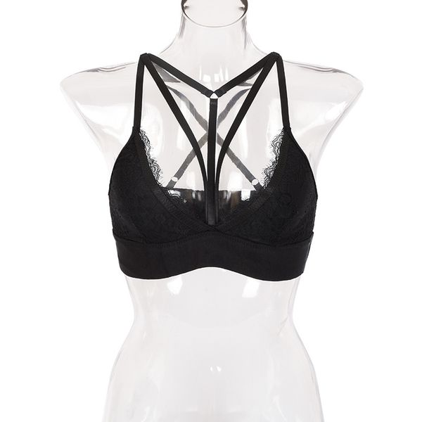 Black Lace Bralette Crop Top Women 2021 Fashion Sleeveless Summer Bandage Sexy Backless Cropped Feminino Tops Vest
Black Lace Bralette Crop Top Women 2021 Fashion Sleeveless Summer Bandage Sexy Backless Cropped Feminino Tops Vest