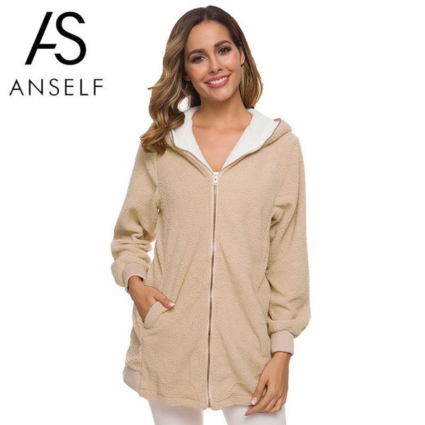 women's jackets women hooded 5xl plus size jacket coat faux wool furry thin long outwear sleeve zipper pockets loose autumn coats 2021, Black;brown
women's jackets women hooded 5xl plus size jacket coat faux wool furry thin long outwear sleeve zipper pockets loose autumn coats 2021, Black;brown