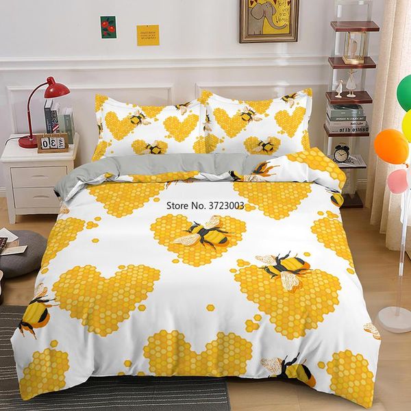 bedding sets cute bee dragonfly digital print set 3d2/3 children single double king down cover pillowcase
bedding sets cute bee dragonfly digital print set 3d2/3 children single double king down cover pillowcase
