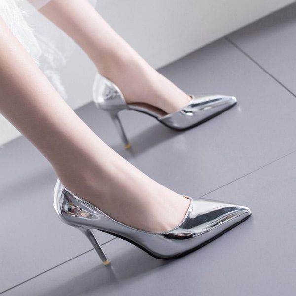 dress shoes women pumps silver wedding bridal high heels pointed toe gold pump ladies zapatos mujer summer 8337n, Black
dress shoes women pumps silver wedding bridal high heels pointed toe gold pump ladies zapatos mujer summer 8337n, Black