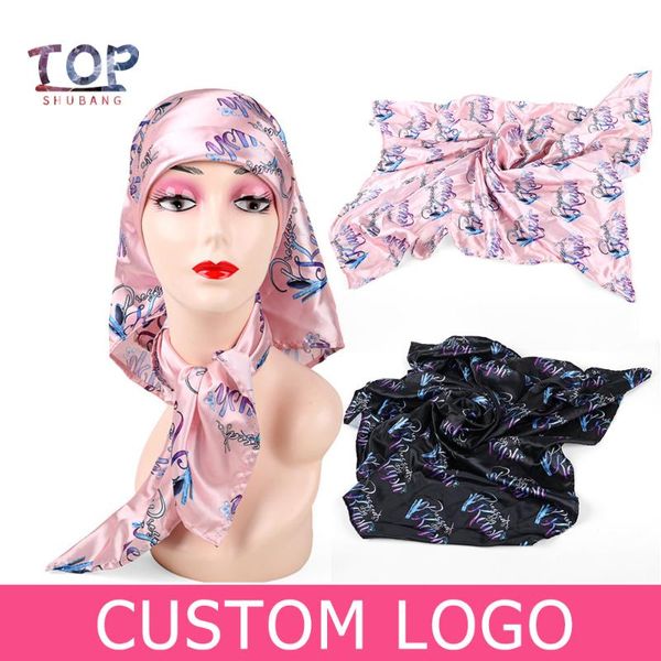 party hats custom full logo 90x90cm large size scarf women square satin silk for wig hair extensions
party hats custom full logo 90x90cm large size scarf women square satin silk for wig hair extensions
