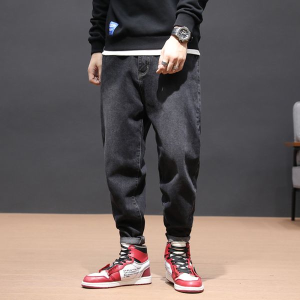 2021 new japanese style vintage retro designer denim harem pants hombre big size 28-42 streetwear fashion hip hop jeans men iz2f, Blue
2021 new japanese style vintage retro designer denim harem pants hombre big size 28-42 streetwear fashion hip hop jeans men iz2f, Blue