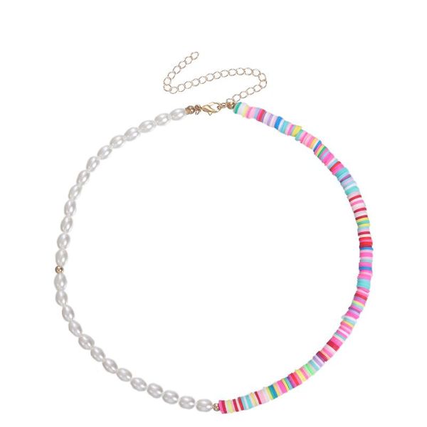 chokers 6mm soft resin imitation pearls beaded necklace for women colorful clavicle chain short necklaces female 2021 fashion jewelry, Golden;silver
chokers 6mm soft resin imitation pearls beaded necklace for women colorful clavicle chain short necklaces female 2021 fashion jewelry, Golden;silver