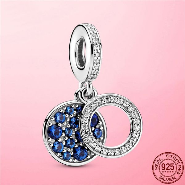 winter new 925 sterling silver sparkling blue disc double dangle charm fit beads pandora bracelet silver 925 jewelry making
winter new 925 sterling silver sparkling blue disc double dangle charm fit beads pandora bracelet silver 925 jewelry making