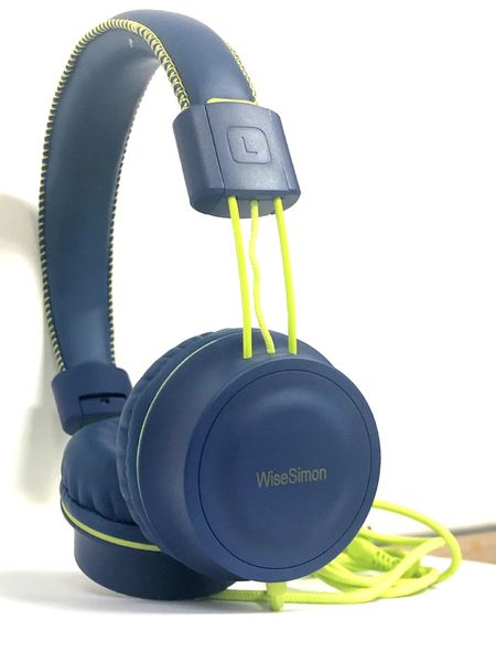 Kids Headphones - WiseSimon K11 Foldable Stereo Tangle-Free 3.5mm Jack Wired Cord On-Ear Headset for Children/Teens/Boys/Girls
Kids Headphones - WiseSimon K11 Foldable Stereo Tangle-Free 3.5mm Jack Wired Cord On-Ear Headset for Children/Teens/Boys/Girls