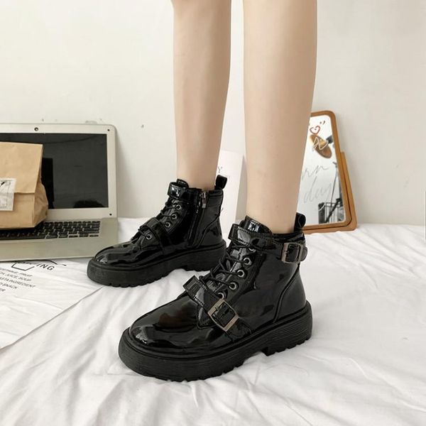 boots platform ankle women 2021 fashion strap decorating shoes woman winter women's motorcycle, Black
boots platform ankle women 2021 fashion strap decorating shoes woman winter women's motorcycle, Black