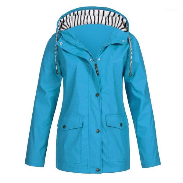 women's jackets women fashion female solid rain jacket outdoor waterproof hooded raincoat windbreaker lightweight winter coat, Black;brown
women's jackets women fashion female solid rain jacket outdoor waterproof hooded raincoat windbreaker lightweight winter coat, Black;brown
