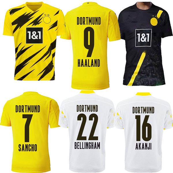 20 21 haaland borussia hazard soccer jersey 2020 2021 football shirt 110th reus hummels sancho brandt men + kids kit maillot, Black
20 21 haaland borussia hazard soccer jersey 2020 2021 football shirt 110th reus hummels sancho brandt men + kids kit maillot, Black