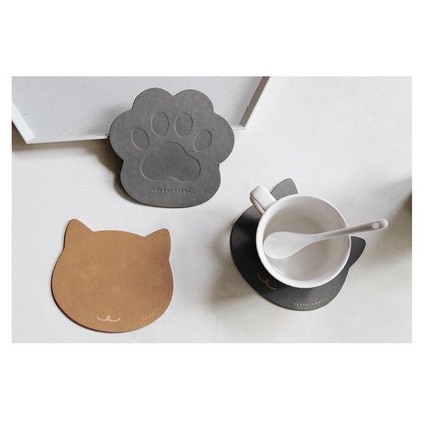 mats & pads table placemat coasterleather cat cute korean version kitchen accessories bar cartoon drink doilies non-slip
mats & pads table placemat coasterleather cat cute korean version kitchen accessories bar cartoon drink doilies non-slip