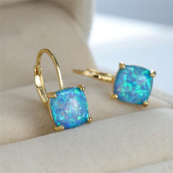 hoop & huggie charming white blue opal earrings mystic rainbow square stone for women vintage fashion yellow gold color, Golden;silver
hoop & huggie charming white blue opal earrings mystic rainbow square stone for women vintage fashion yellow gold color, Golden;silver