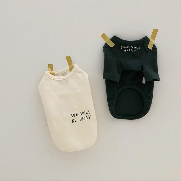 dog apparel the latest summer clothes solid color pet teddy bichon hiromi cotton schnauzer t-shirt letter printing tee forpuppy
dog apparel the latest summer clothes solid color pet teddy bichon hiromi cotton schnauzer t-shirt letter printing tee forpuppy