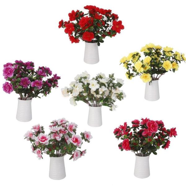 magideal 2 x artificial false azalea 29 head flowers home party garden decor 6 colors
magideal 2 x artificial false azalea 29 head flowers home party garden decor 6 colors