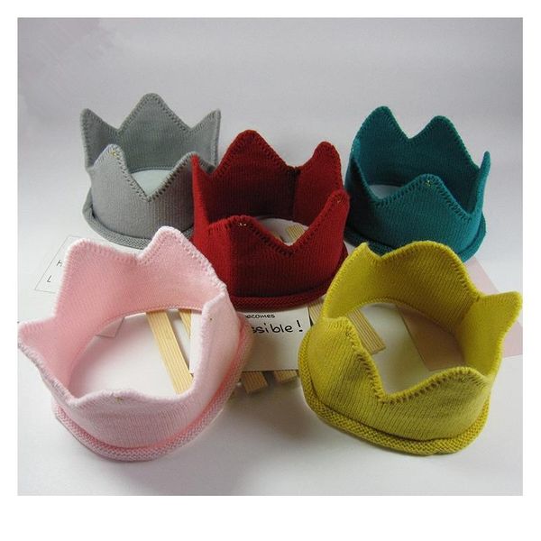 2018 selling new fashion 5 colors baby hat kids cap new cute baby boys girls crown knit head jllulz, Yellow 
2018 selling new fashion 5 colors baby hat kids cap new cute baby boys girls crown knit head jllulz, Yellow