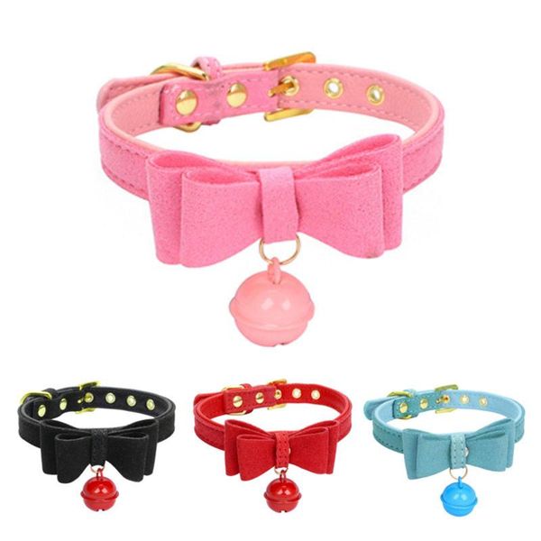 cat collars & leads bowknot collar pu leather bells necklace adjustable small kitten pet accessories
cat collars & leads bowknot collar pu leather bells necklace adjustable small kitten pet accessories
