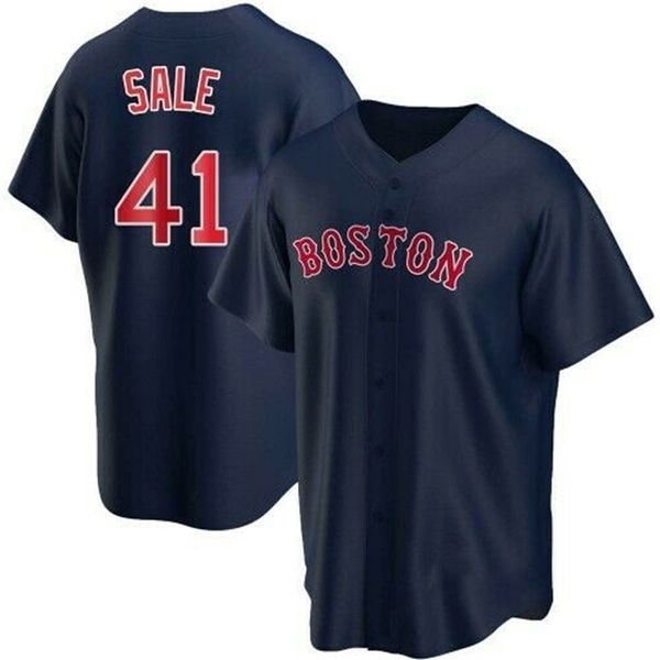 men women kids chris sale #41 navy baseball jersey xs-6xl embroidery new baseball jerseys, Black
men women kids chris sale #41 navy baseball jersey xs-6xl embroidery new baseball jerseys, Black