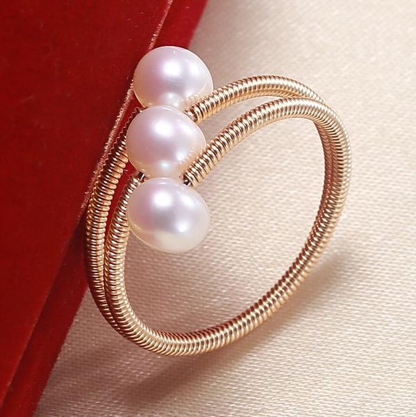 cluster rings sale three pearls size adjustable freshwater pearl ring finger jewelry nice party wedding gift present, Golden;silver
cluster rings sale three pearls size adjustable freshwater pearl ring finger jewelry nice party wedding gift present, Golden;silver