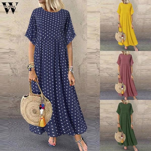 party dresses womail summer women plus size fashion o-neck short sleeve dot peinted casual dress printing loose ju13, White;black
party dresses womail summer women plus size fashion o-neck short sleeve dot peinted casual dress printing loose ju13, White;black