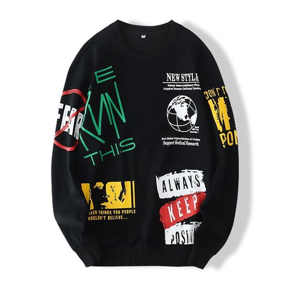 men's hoodies & sweatshirts 2021 spring and autumn men's large size long-sleeved sweater 4xl-8xl fashion round neck printing loose, Black
men's hoodies & sweatshirts 2021 spring and autumn men's large size long-sleeved sweater 4xl-8xl fashion round neck printing loose, Black