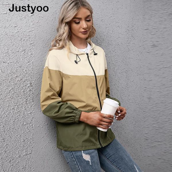 women's trench coats 2021 lightweight hooded zipper basic jackets waterproof raincoat outdoor mountaineering windproof for women, Tan;black
women's trench coats 2021 lightweight hooded zipper basic jackets waterproof raincoat outdoor mountaineering windproof for women, Tan;black