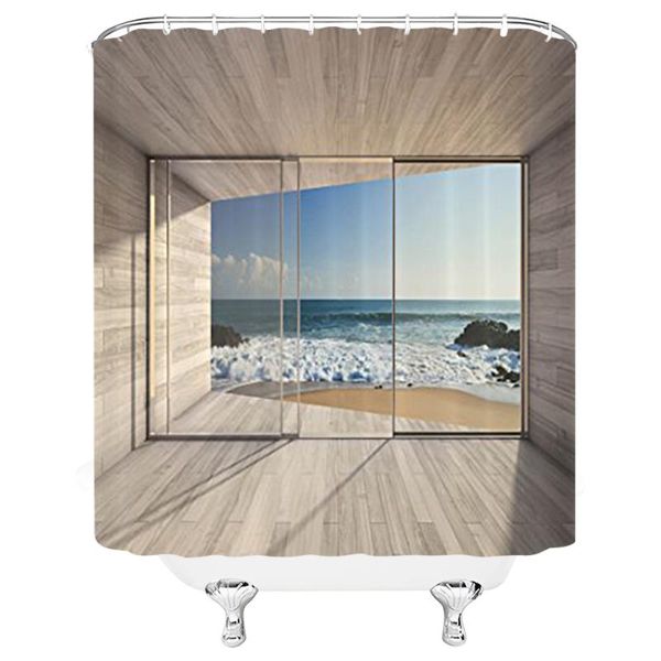 shower curtains all kinds of 3d scenery windows home decoration with hooks can be washed waterproof and mildew180*180cm
shower curtains all kinds of 3d scenery windows home decoration with hooks can be washed waterproof and mildew180*180cm