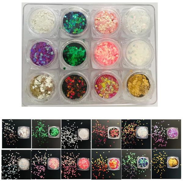 nail glitter prettyg 1 set 3mm stars shape 12 kinds colors sequins for art makeup tumblers crafts festival accessories decoratio, Silver;gold
nail glitter prettyg 1 set 3mm stars shape 12 kinds colors sequins for art makeup tumblers crafts festival accessories decoratio, Silver;gold
