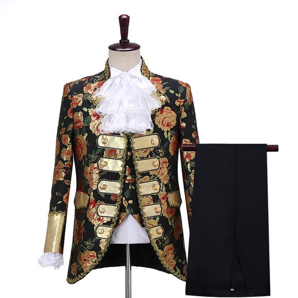 anime costumes deluxe victorian king prince costume for men vest jacket coat blazer suit stage theater cosplay outfit pants jabot, Black
anime costumes deluxe victorian king prince costume for men vest jacket coat blazer suit stage theater cosplay outfit pants jabot, Black