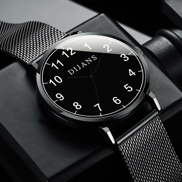 minimalist fashion mens watches ultra-thin stainless steel mesh band quartz watch simple men business casual clock reloj hombre, Slivery;brown
minimalist fashion mens watches ultra-thin stainless steel mesh band quartz watch simple men business casual clock reloj hombre, Slivery;brown