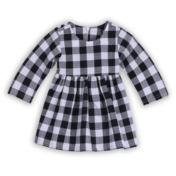 girl's dresses 2021 autumn spring style fashion black white plaid girl long sleeve baby kids clothing casual dress vestidos, Red;yellow
girl's dresses 2021 autumn spring style fashion black white plaid girl long sleeve baby kids clothing casual dress vestidos, Red;yellow