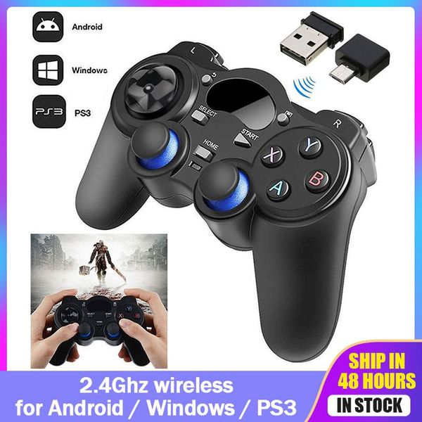 2.4ghz wireless gamepad controller joystick for ps3 pc android smart tv box phone video game consoles gaming gamepad android
2.4ghz wireless gamepad controller joystick for ps3 pc android smart tv box phone video game consoles gaming gamepad android