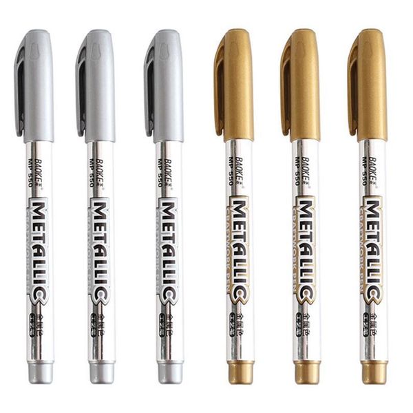 6 pcs metallic marker pens 1.5mm fine point paint pen metallic painting pens metallic permanent markers for cards jllksh
6 pcs metallic marker pens 1.5mm fine point paint pen metallic painting pens metallic permanent markers for cards jllksh
