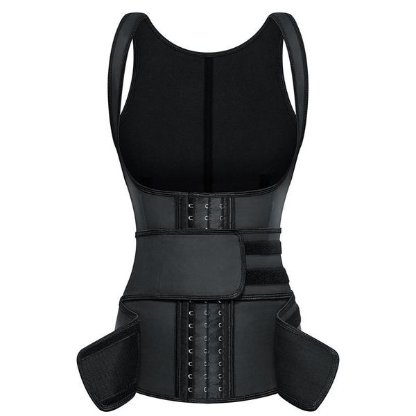 women's shapers body shaper waist cincher corset zipper vest plus size shaperwear long torso latex trainer slimming belt fajas colombia, Black;white
women's shapers body shaper waist cincher corset zipper vest plus size shaperwear long torso latex trainer slimming belt fajas colombia, Black;white