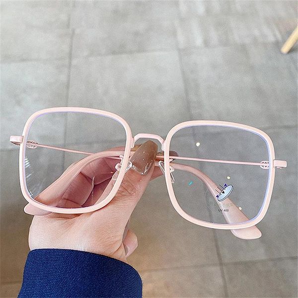 fashion sunglasses frames yooske metal transparent glasses for women men big frame blue light blocking computer optical eyeglasses black gol 
fashion sunglasses frames yooske metal transparent glasses for women men big frame blue light blocking computer optical eyeglasses black gol