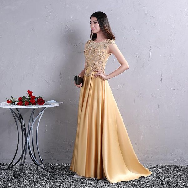 party dresses golden long evening appliques lace o-neck beads a line gowns women prom formal, White;black
party dresses golden long evening appliques lace o-neck beads a line gowns women prom formal, White;black