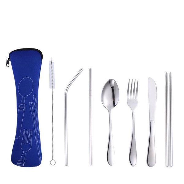 7pcs/set 4pcs/set stainless steel tableware set portable spoon fork knife lunch set travel tableware dinnerware w jllblt ladyshome
7pcs/set 4pcs/set stainless steel tableware set portable spoon fork knife lunch set travel tableware dinnerware w jllblt ladyshome
