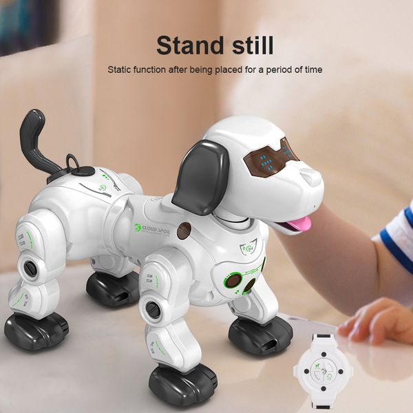 2021 New Remote Control Smart Robot Dog Programable Wireless Kids Toy Intelligent Talking Robot Dog Electronic Pet Kid Gift
2021 New Remote Control Smart Robot Dog Programable Wireless Kids Toy Intelligent Talking Robot Dog Electronic Pet Kid Gift