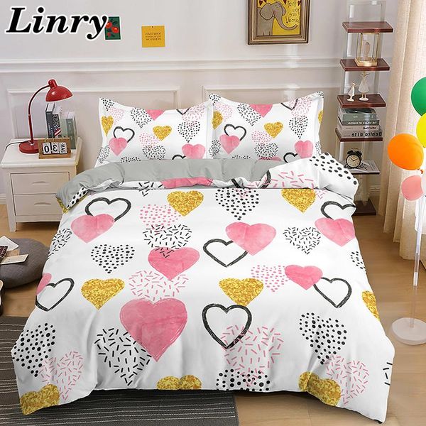 bedding sets nordic style heart pattern double duvet cover winter comforter twin//king size bedclothes home textile 2/3pcs
bedding sets nordic style heart pattern double duvet cover winter comforter twin//king size bedclothes home textile 2/3pcs
