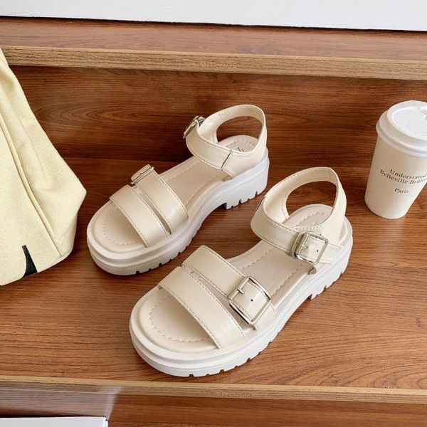 sandals women platform 2021 summer fashion thick bottom female casual flat shoes leather buckle strap chunky sport sandal, Black
sandals women platform 2021 summer fashion thick bottom female casual flat shoes leather buckle strap chunky sport sandal, Black