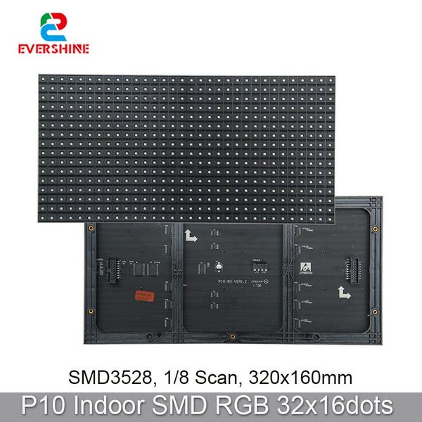 display smd3528 3in1 p10 rgb full color led module 320*160mm 32*16pixels 1/8 scan indoor video wall 
display smd3528 3in1 p10 rgb full color led module 320*160mm 32*16pixels 1/8 scan indoor video wall